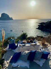 Romantic picnic for two in Ibiza, perfect for a proposal.