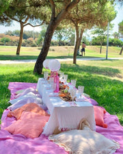 Hen Party Picnic in Barcelona, next to the beach to enjoy the coastal vibes and have fun with your friends.