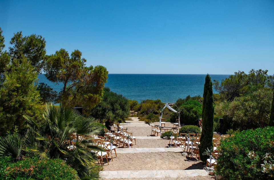 wedding with a sea view, ceremonie 