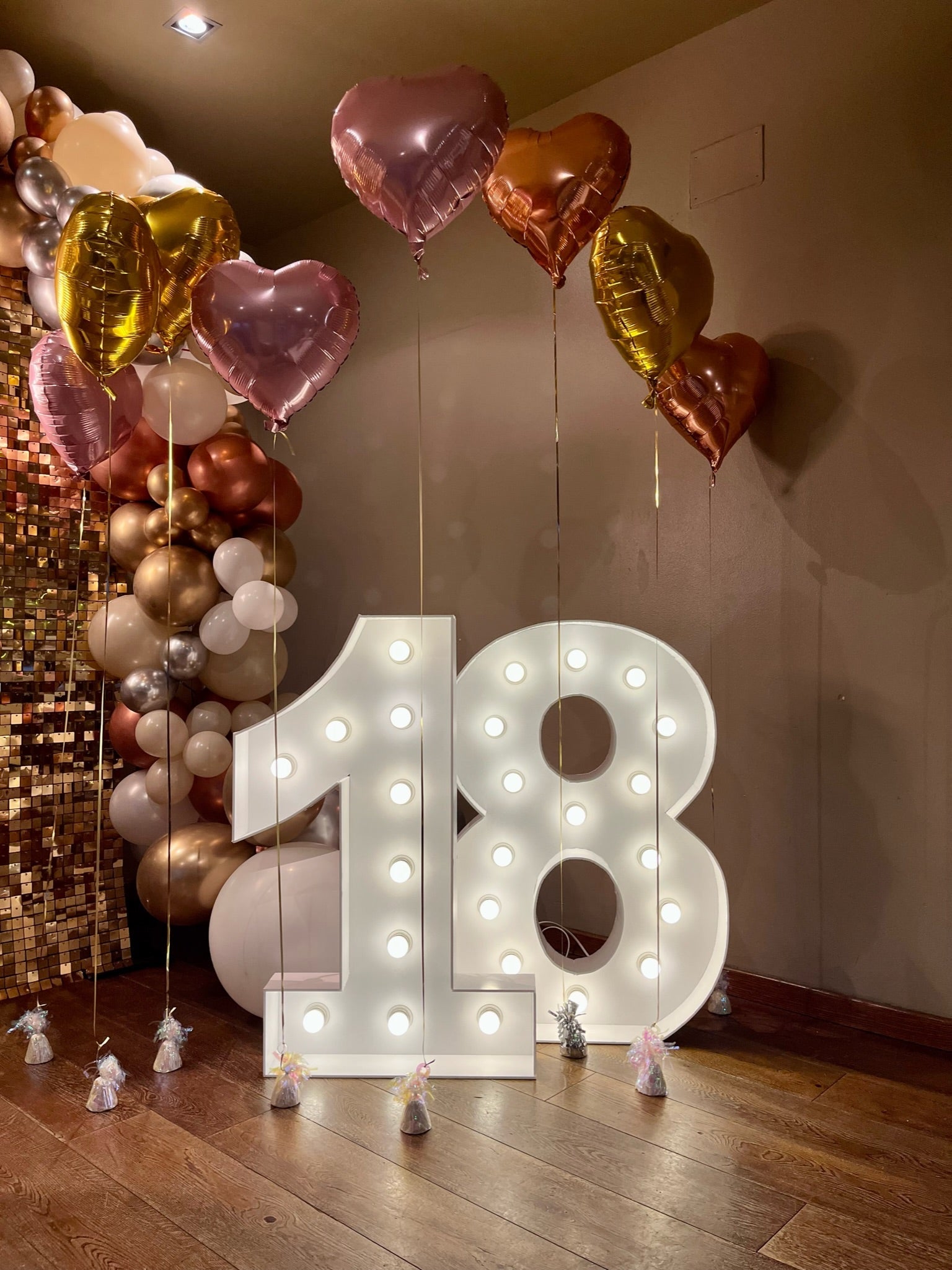 Marquee light letters / numbers Sitges