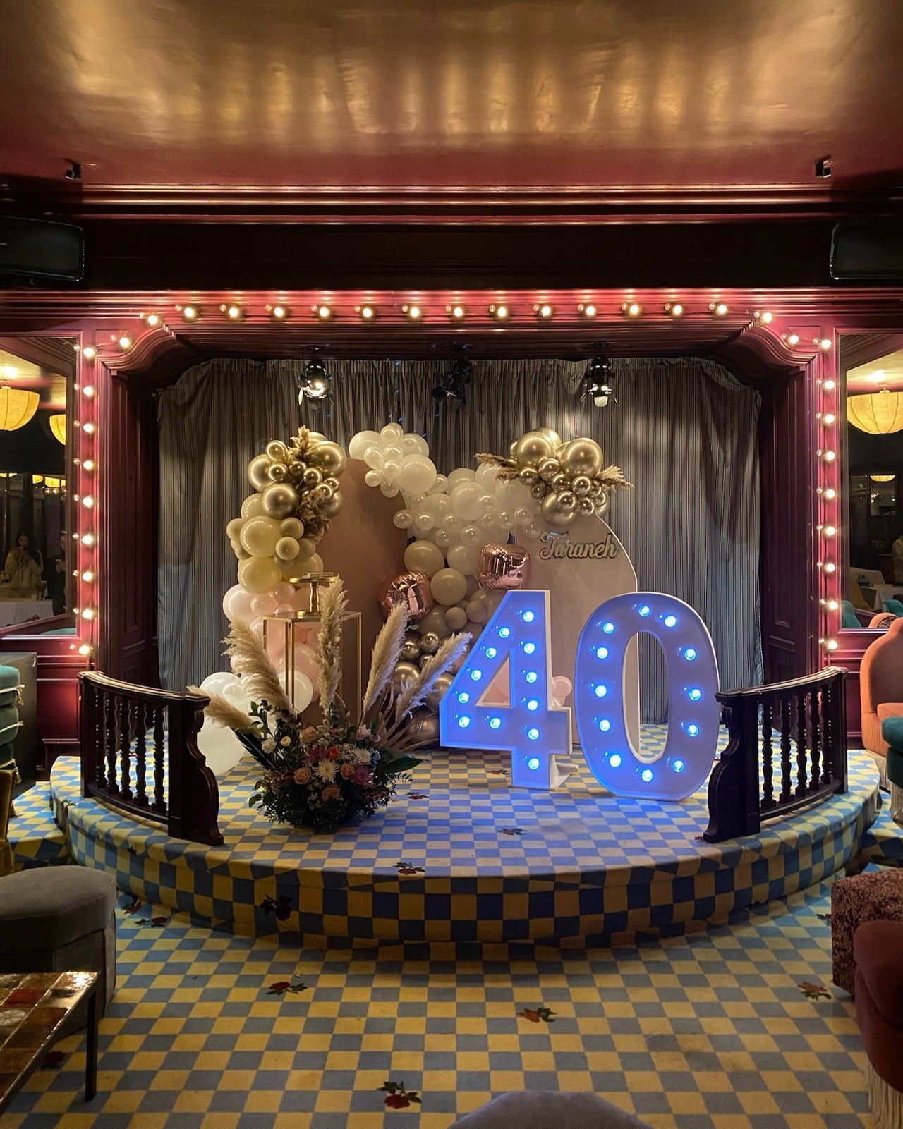 Light letter or number Barcelona