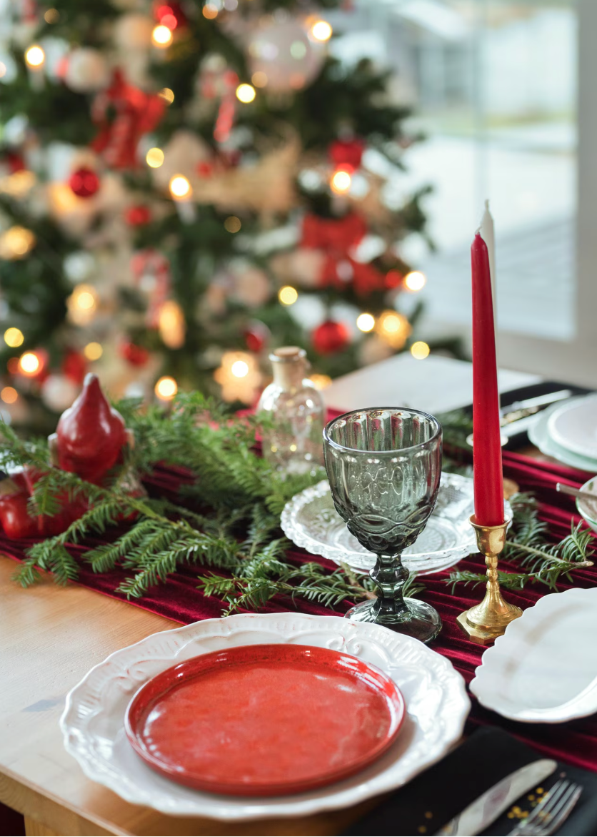 christmas table decoration