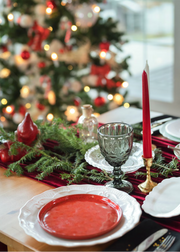 christmas table decoration