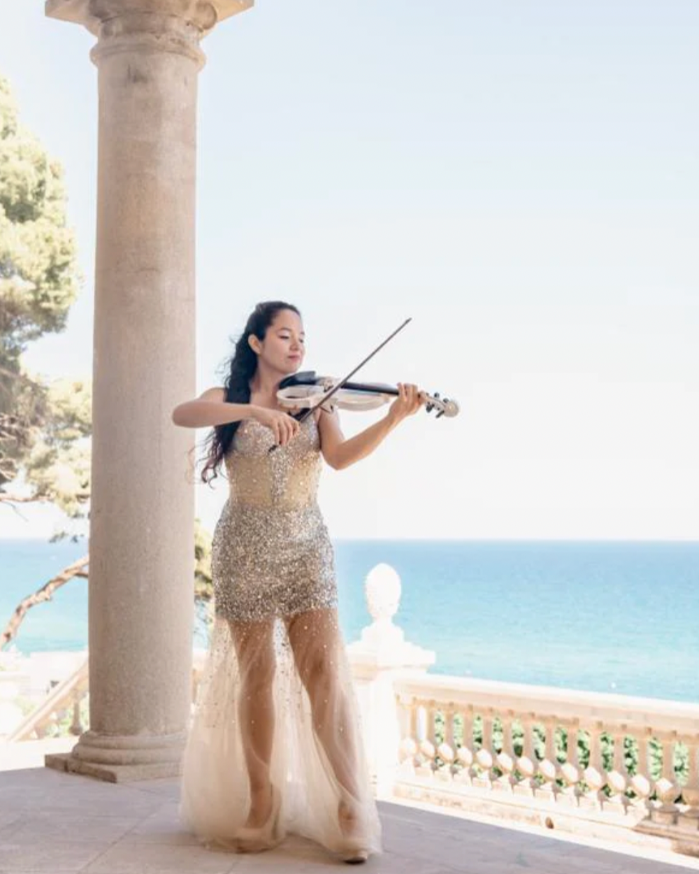 Enhance your proposal in Barcelona with a violinist