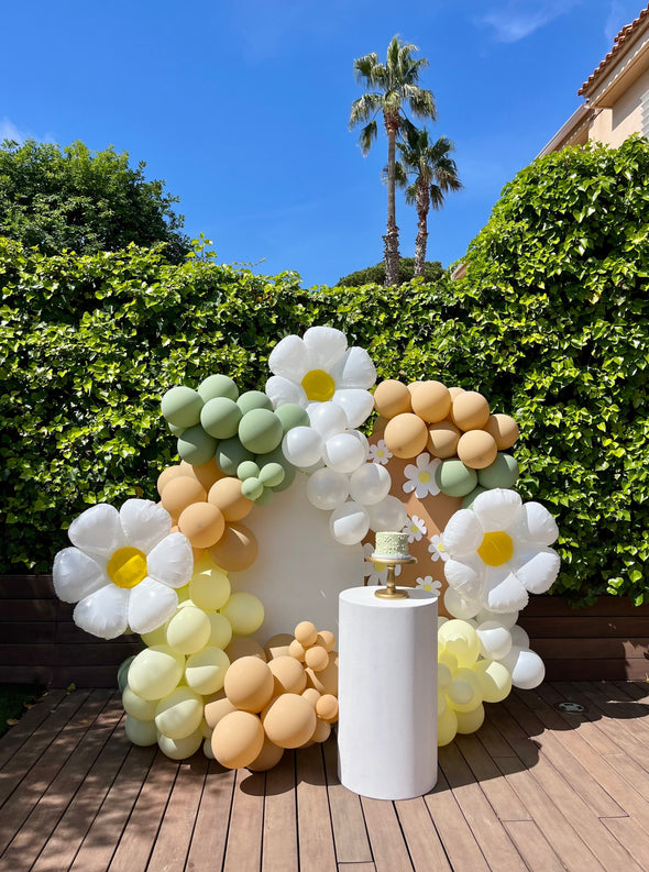Event Backdrop with balloons