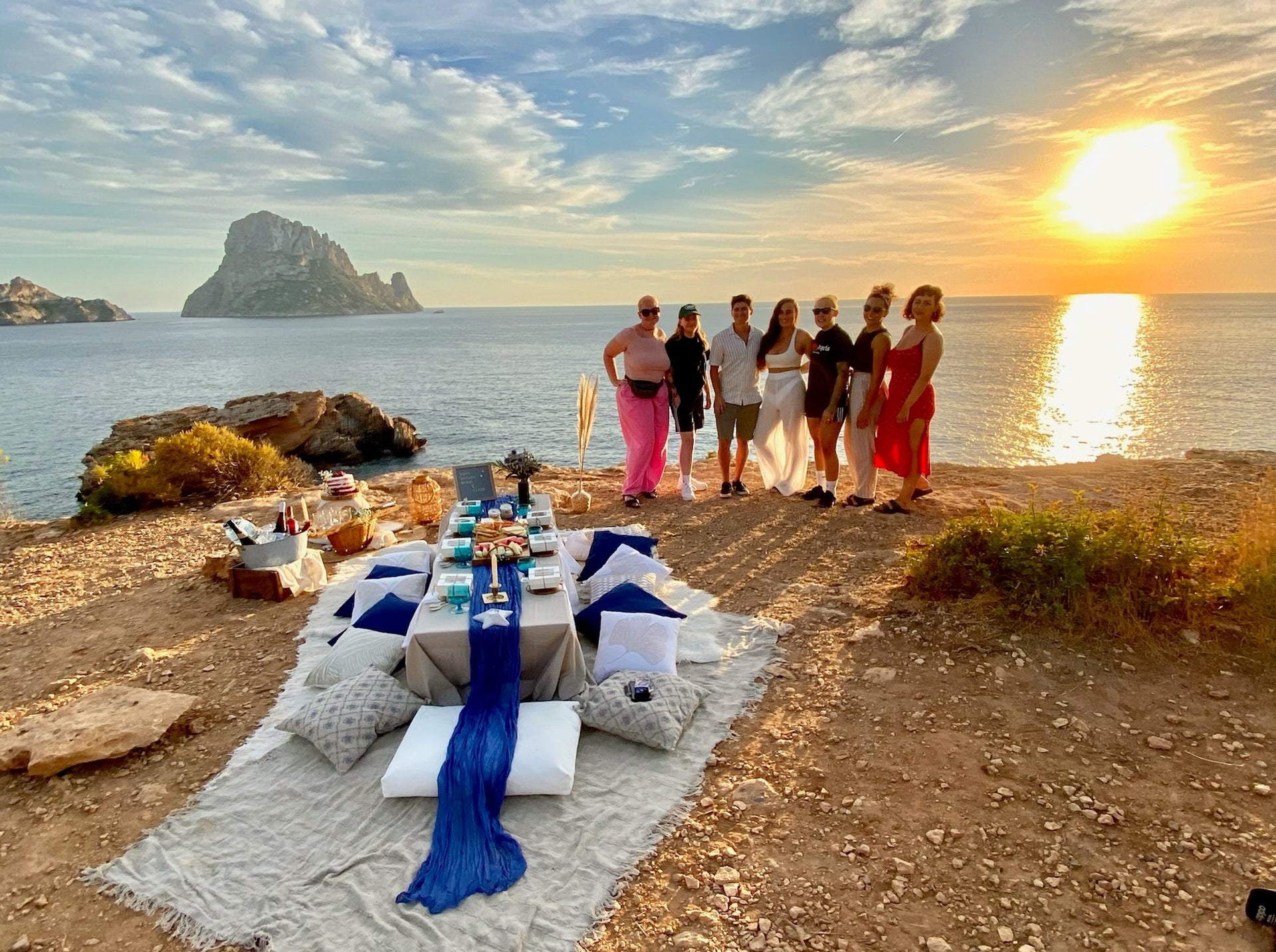 Group Picnic Ibiza