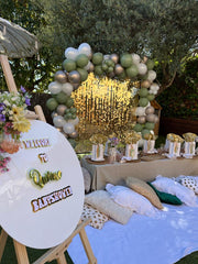 Enhance your event with personalized acrylic signs, perfect for adding a unique touch to celebrations in Barcelona.